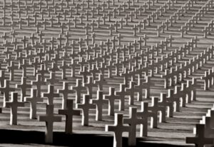 Cemetery for soldiers killed in battle
