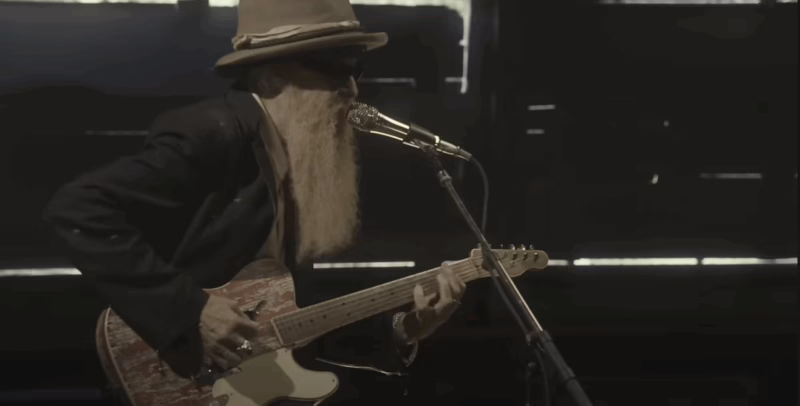 Image of ZZ Top for Video performing