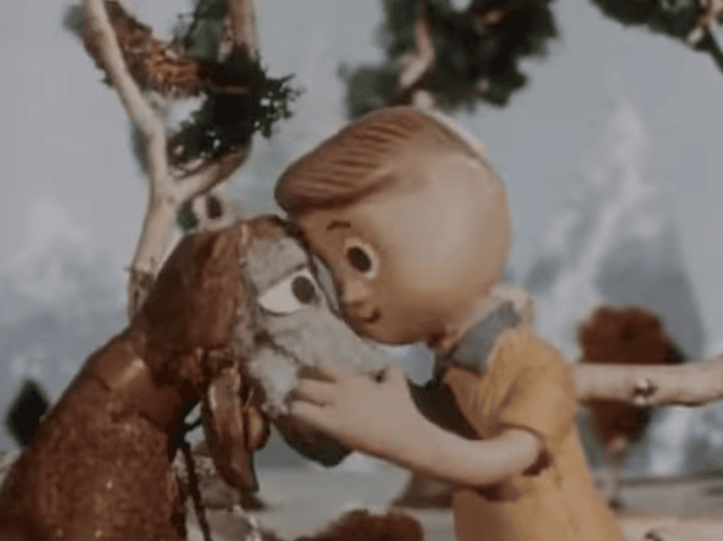 Davey hugs Goliath