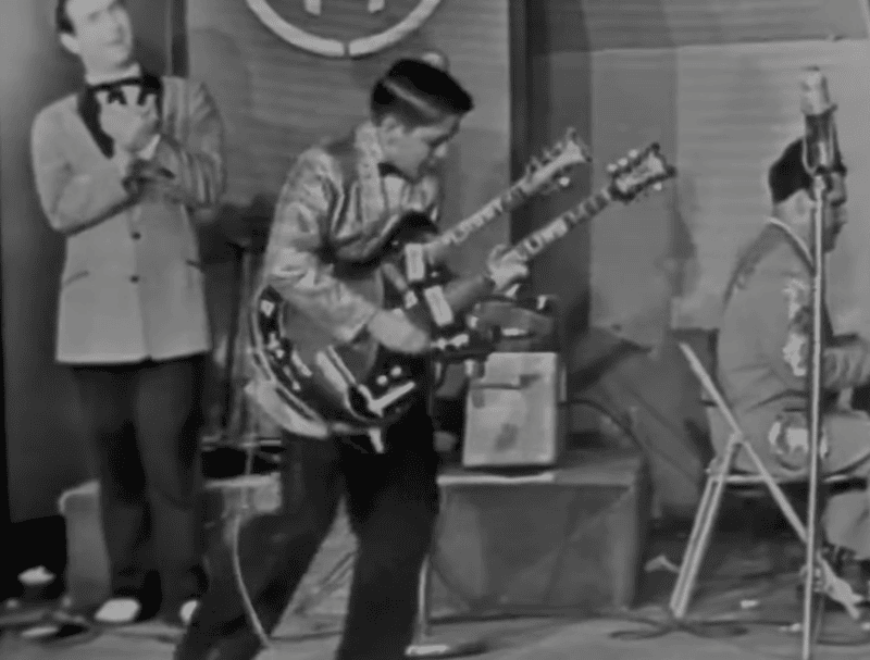 Larry Collins jamming out