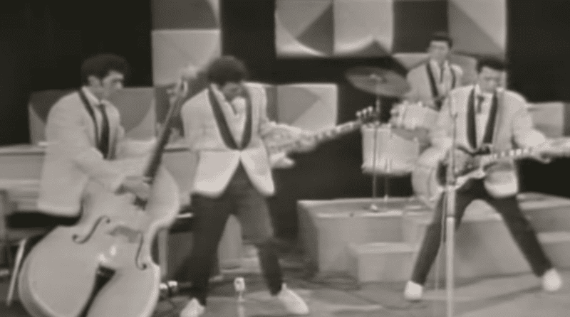 The Tielman Brothers performing 1960
